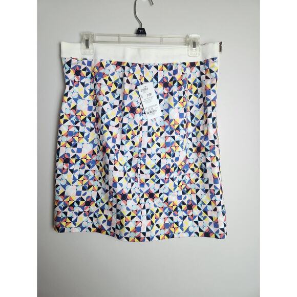 Etcetera Geometric print pencil skirt nwt sz 8 colorful Careerwear professional - Picture 3 of 12